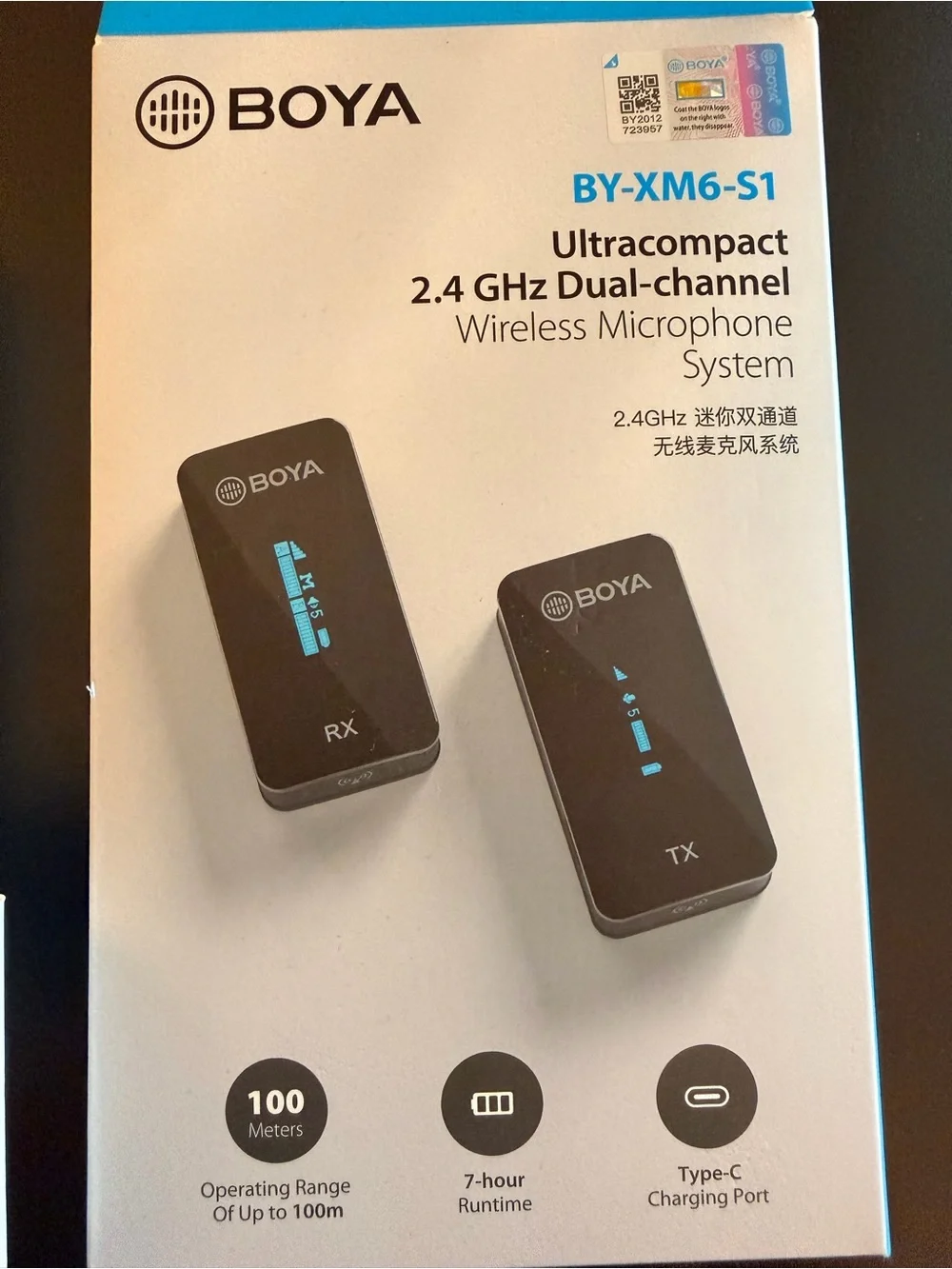 Boya microphone wireless lavalier
